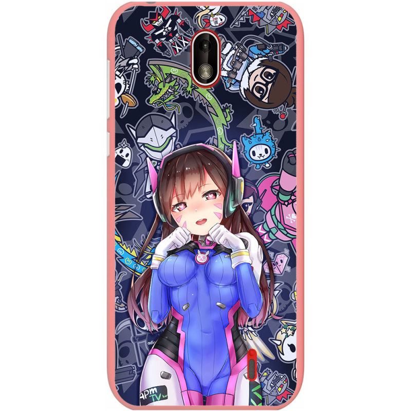 Чехол Uprint Nokia 1 Overwatch D.VA