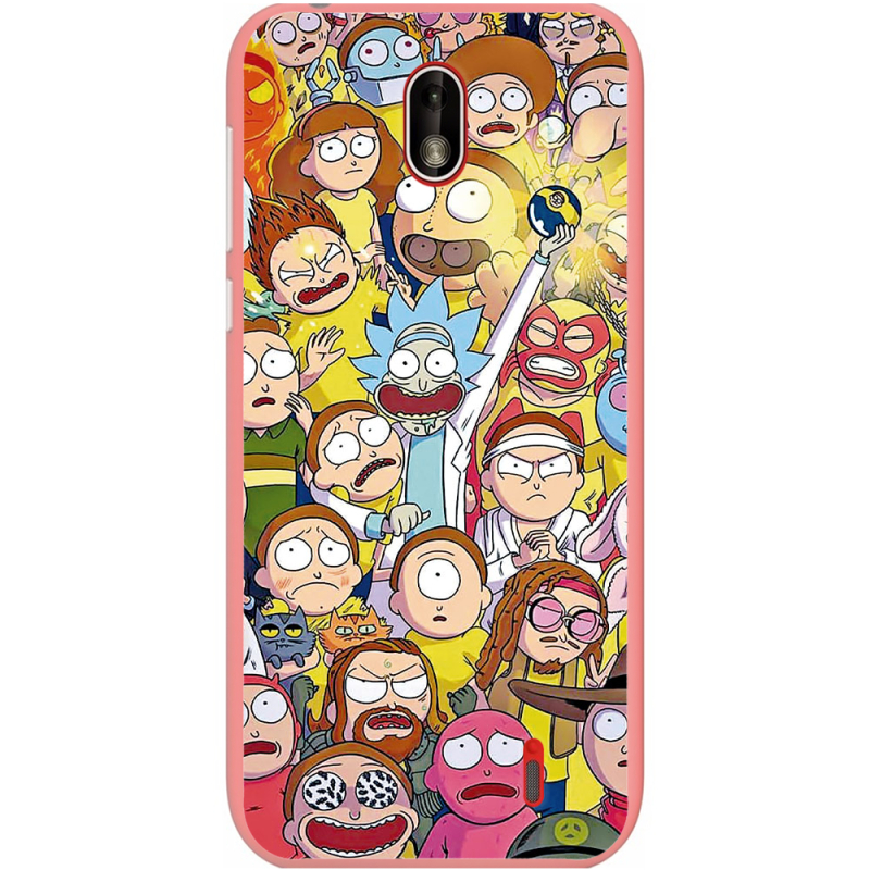 Чехол Uprint Nokia 1 Rick and Morty