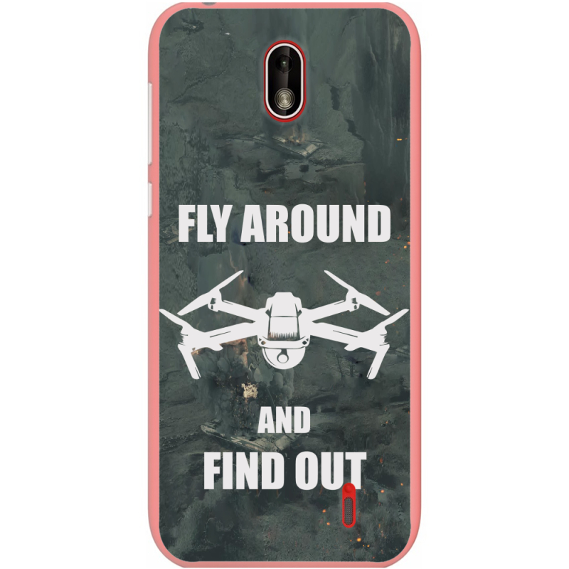 Чехол Uprint Nokia 1 Дрон Fly Around