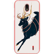 Чехол Uprint Nokia 1 Black Deer