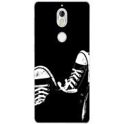 Чехол Uprint Nokia 7 Black Sneakers