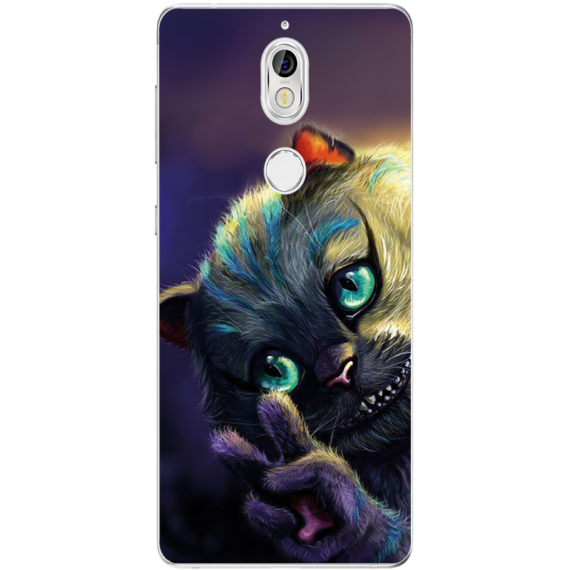 Чехол Uprint Nokia 7 Cheshire Cat