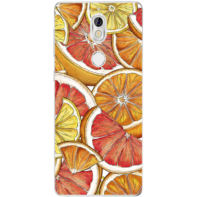 Чехол Uprint Nokia 7 Citrus Pattern