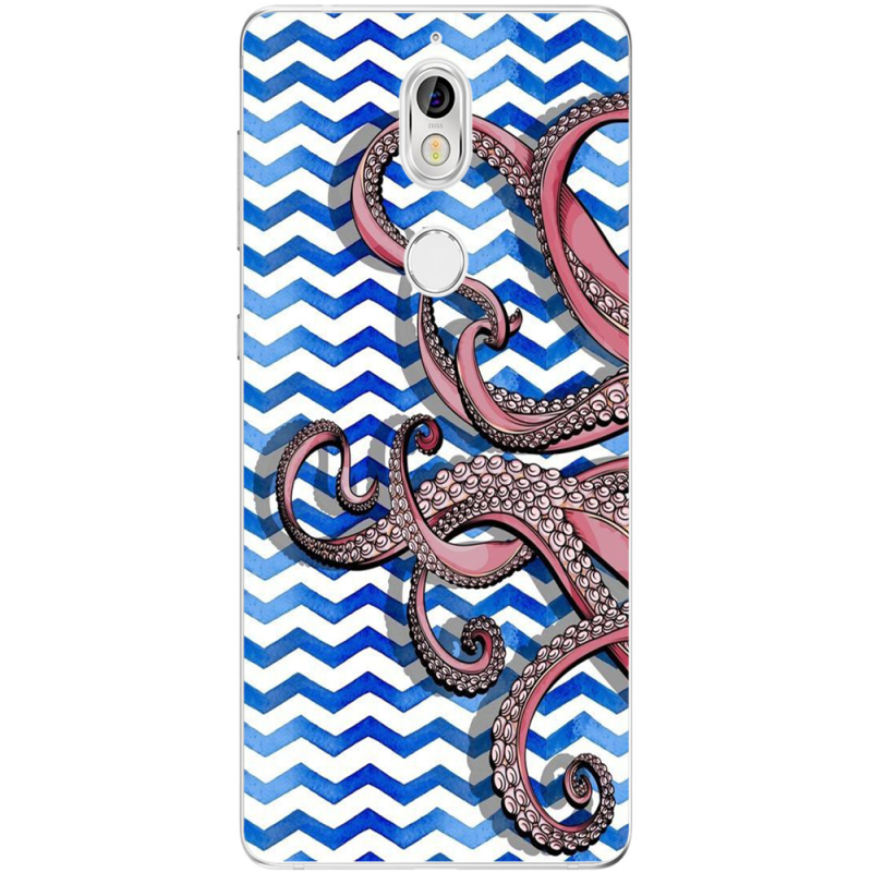 Чехол Uprint Nokia 7 Sea Tentacles