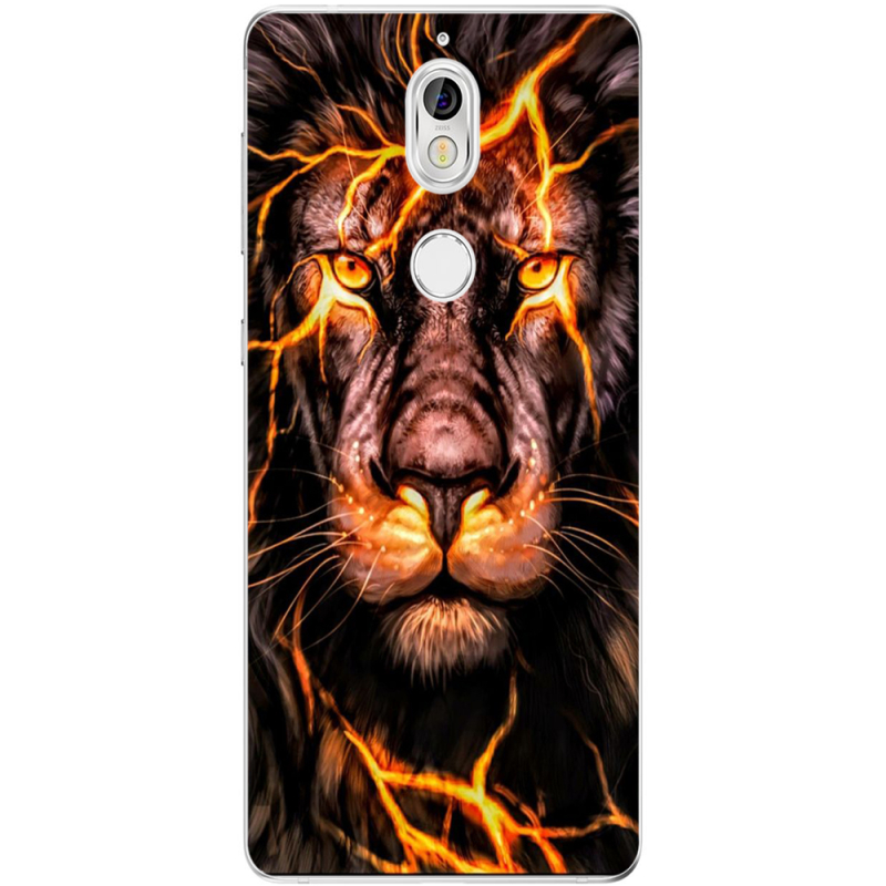 Чехол Uprint Nokia 7 Fire Lion