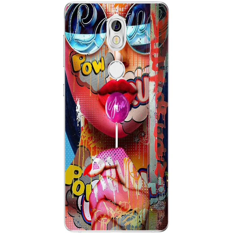 Чехол Uprint Nokia 7 Colorful Girl