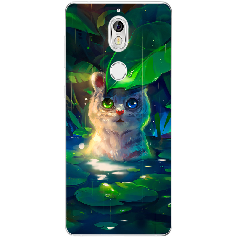 Чехол Uprint Nokia 7 White Tiger Cub