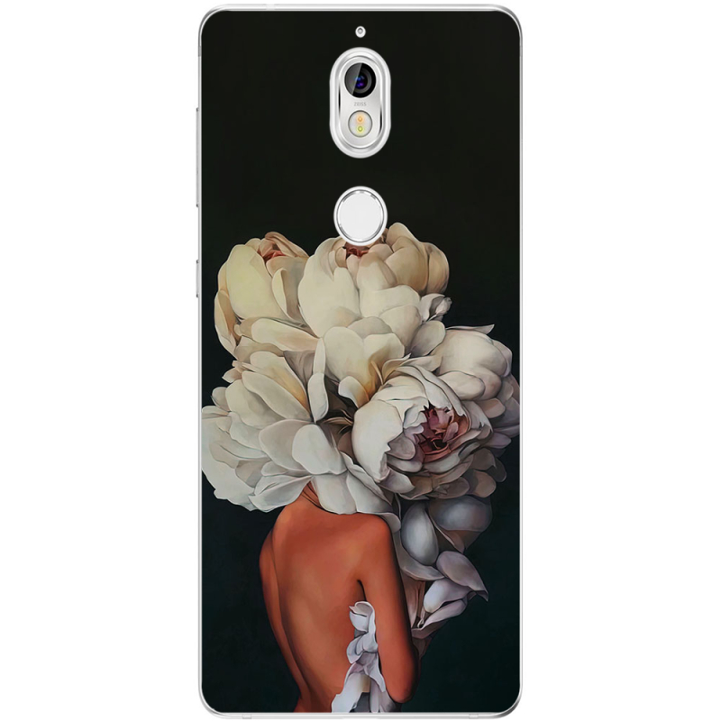 Чехол Uprint Nokia 7 Exquisite White Flowers