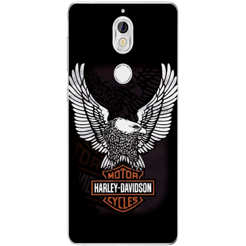 Чехол Uprint Nokia 7 Harley Davidson and eagle