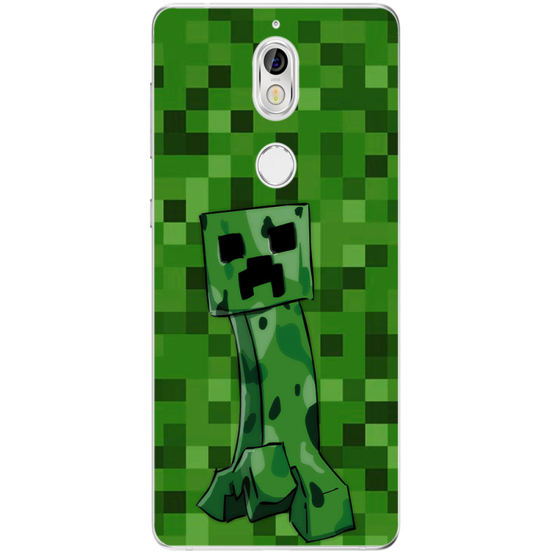 Чехол Uprint Nokia 7 Minecraft Creeper