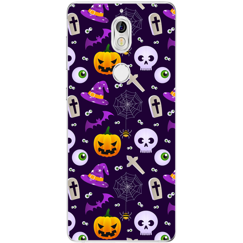 Чехол Uprint Nokia 7 Halloween Purple Mood