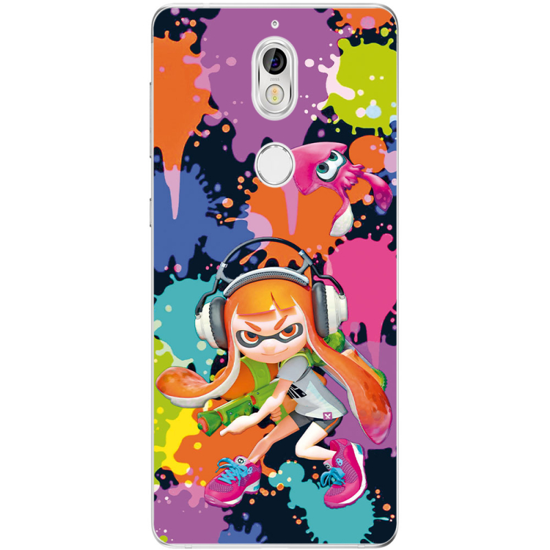 Чехол Uprint Nokia 7 Splatoon Inklings