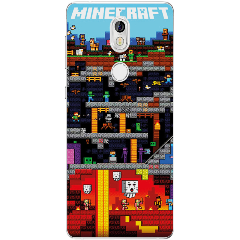 Чехол Uprint Nokia 7 Minecraft Lode Runner