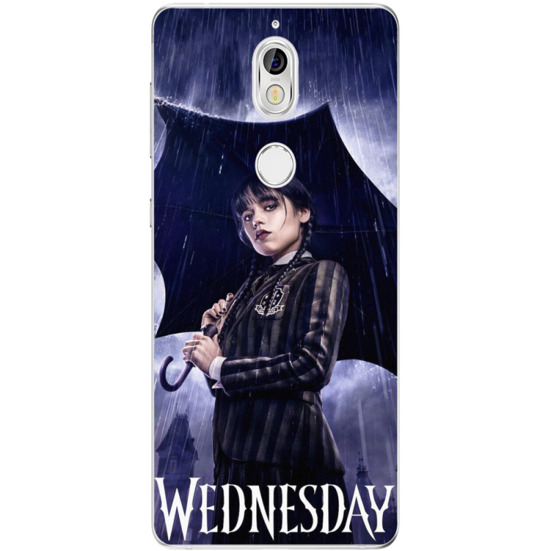 Чехол Uprint Nokia 7 Wednesday Addams