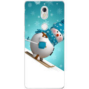 Чехол Uprint Nokia 7 Skier Snowman