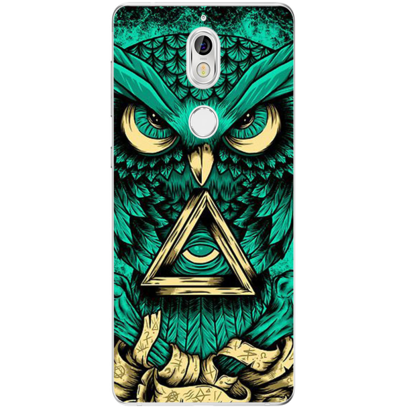 Чехол Uprint Nokia 7 Masonic Owl