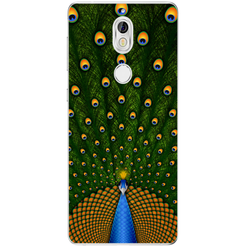 Чехол Uprint Nokia 7 Peacocks Tail