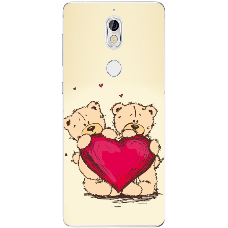 Чехол Uprint Nokia 7 Teddy Bear Love