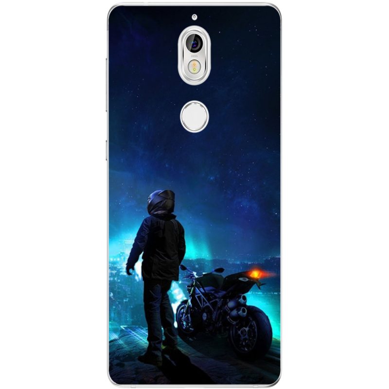 Чехол Uprint Nokia 7 Motorcyclist