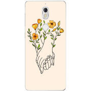 Чехол Uprint Nokia 7 Flower Hands