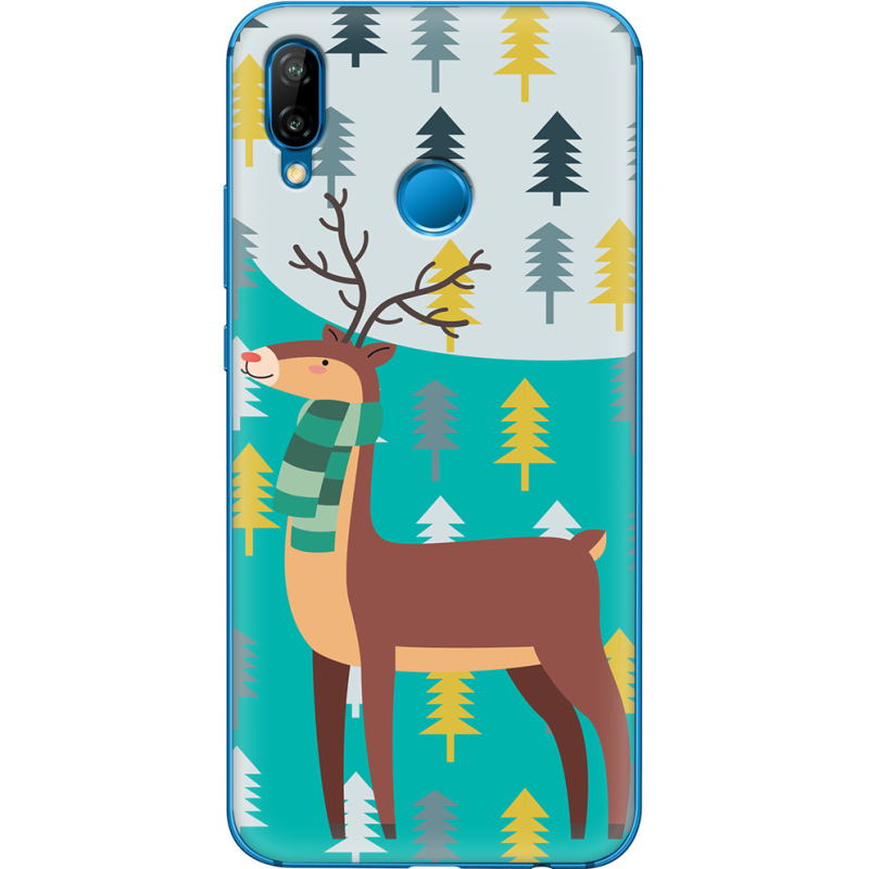 Чехол Uprint Huawei P20 Lite Foresty Deer