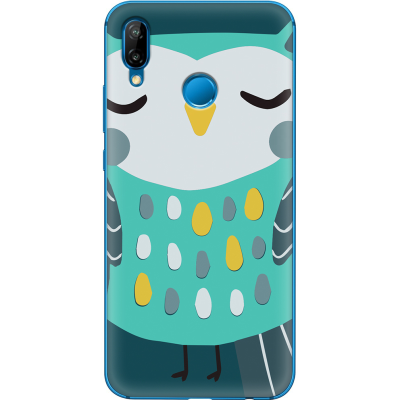 Чехол Uprint Huawei P20 Lite Green Owl