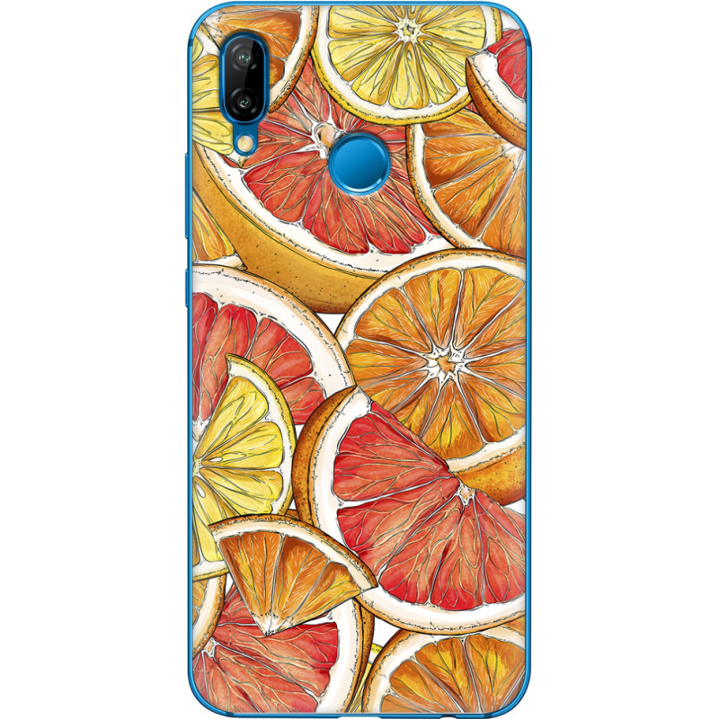 Чехол Uprint Huawei P20 Lite Citrus Pattern