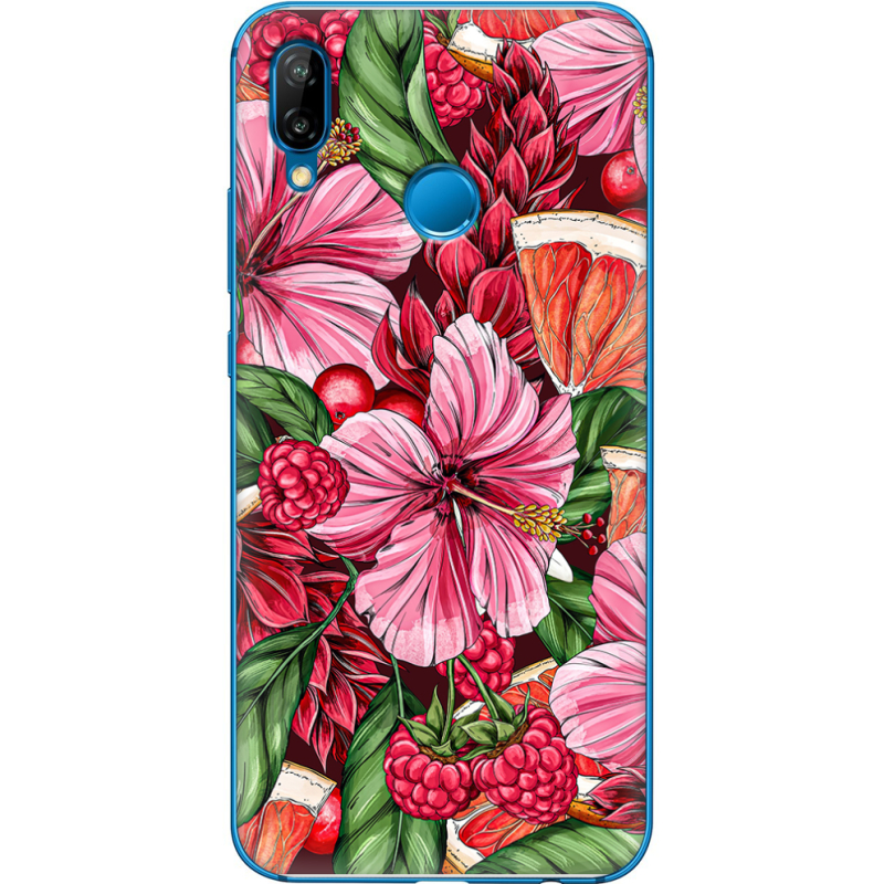 Чехол Uprint Huawei P20 Lite Tropical Flowers