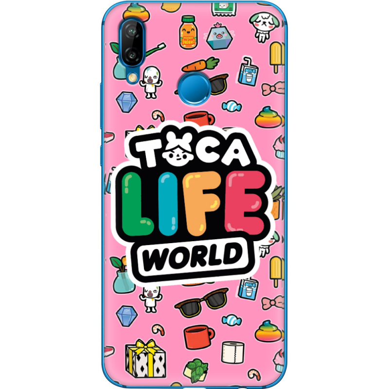 Чехол Uprint Huawei P20 Lite Toca Boca Life World