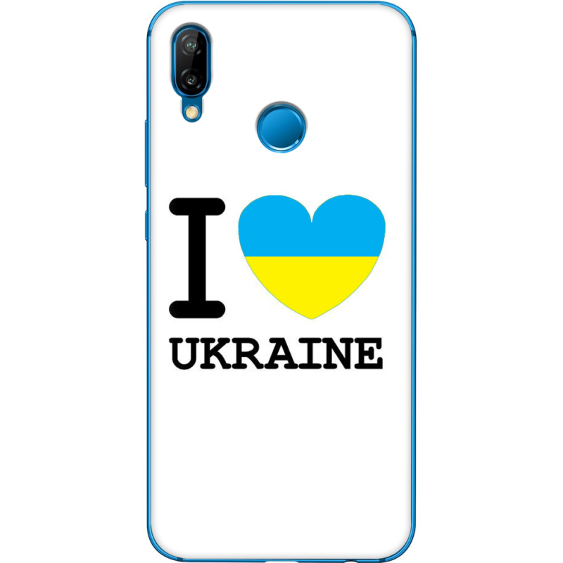 Чехол Uprint Huawei P20 Lite I love Ukraine