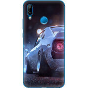 Чехол Uprint Huawei P20 Lite Silver Car