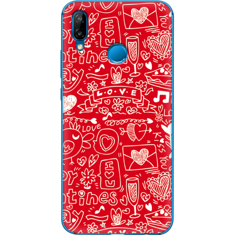 Чехол Uprint Huawei P20 Lite Happy Valentines