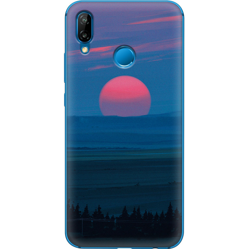 Чехол Uprint Huawei P20 Lite Cold Red Light