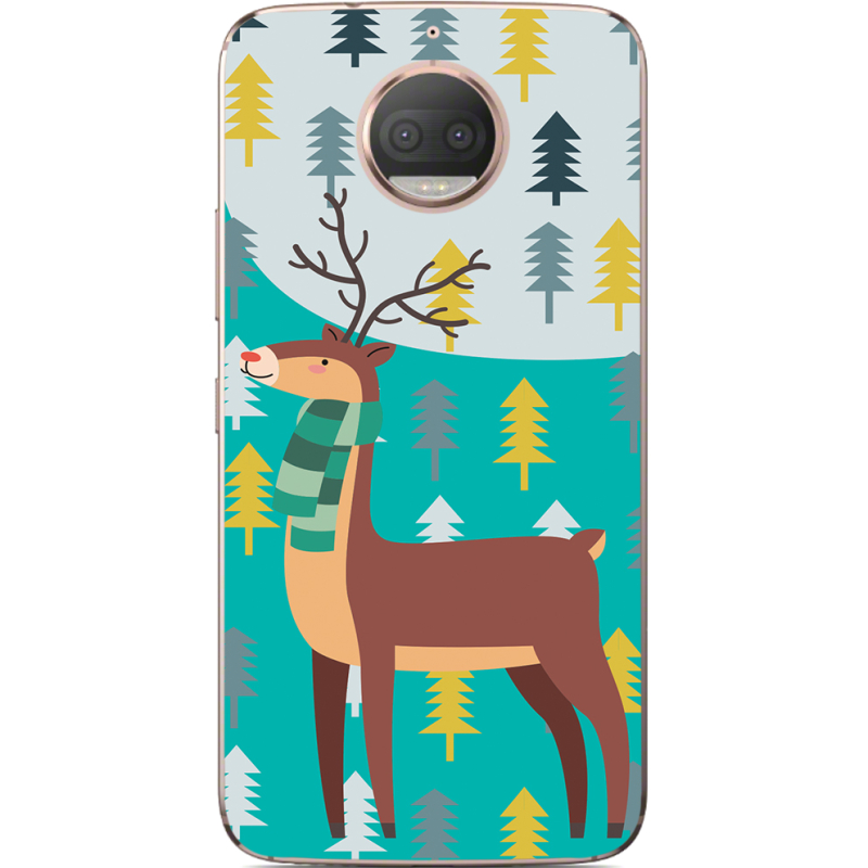 Чехол Uprint Motorola Moto G5s Plus XT1805 Foresty Deer