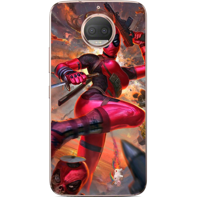 Чехол Uprint Motorola Moto G5s Plus XT1805 Woman Deadpool