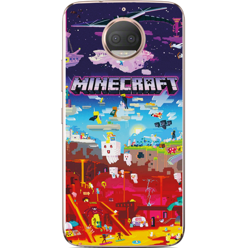 Чехол Uprint Motorola Moto G5s Plus XT1805 Minecraft World Beyond