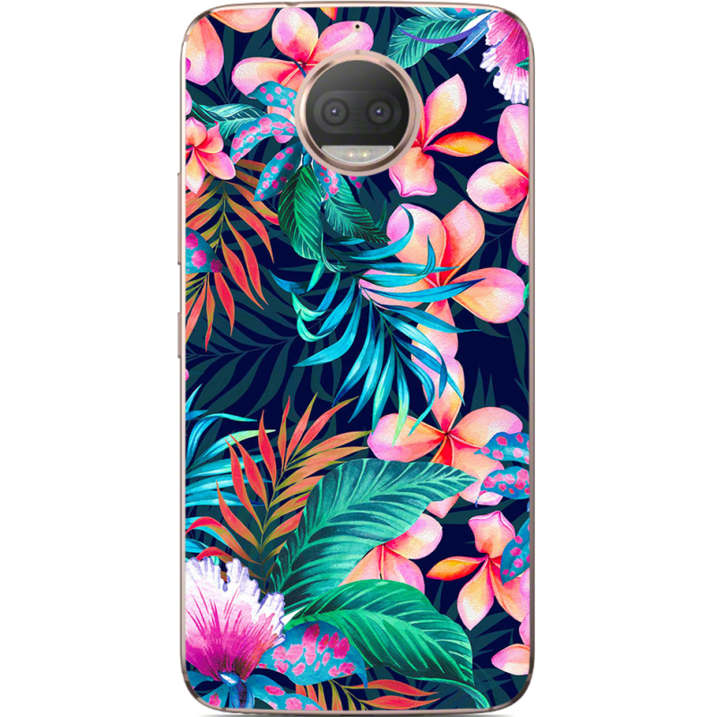 Чехол Uprint Motorola Moto G5s Plus XT1805 flowers in the tropics