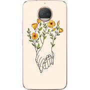 Чехол Uprint Motorola Moto G5s Plus XT1805 Flower Hands
