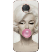 Чехол Uprint Motorola Moto G5s Plus XT1805 Marilyn Monroe Bubble Gum