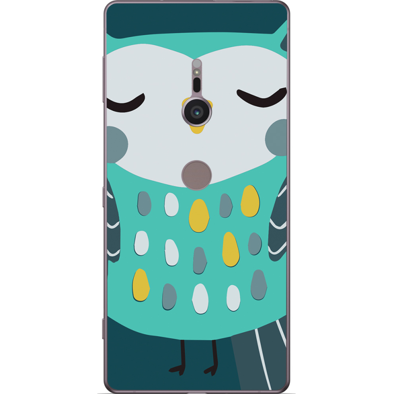 Чехол Uprint Sony Xperia XZ2 H8266 Green Owl