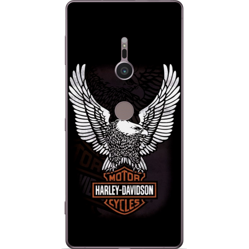 Чехол Uprint Sony Xperia XZ2 H8266 Harley Davidson and eagle