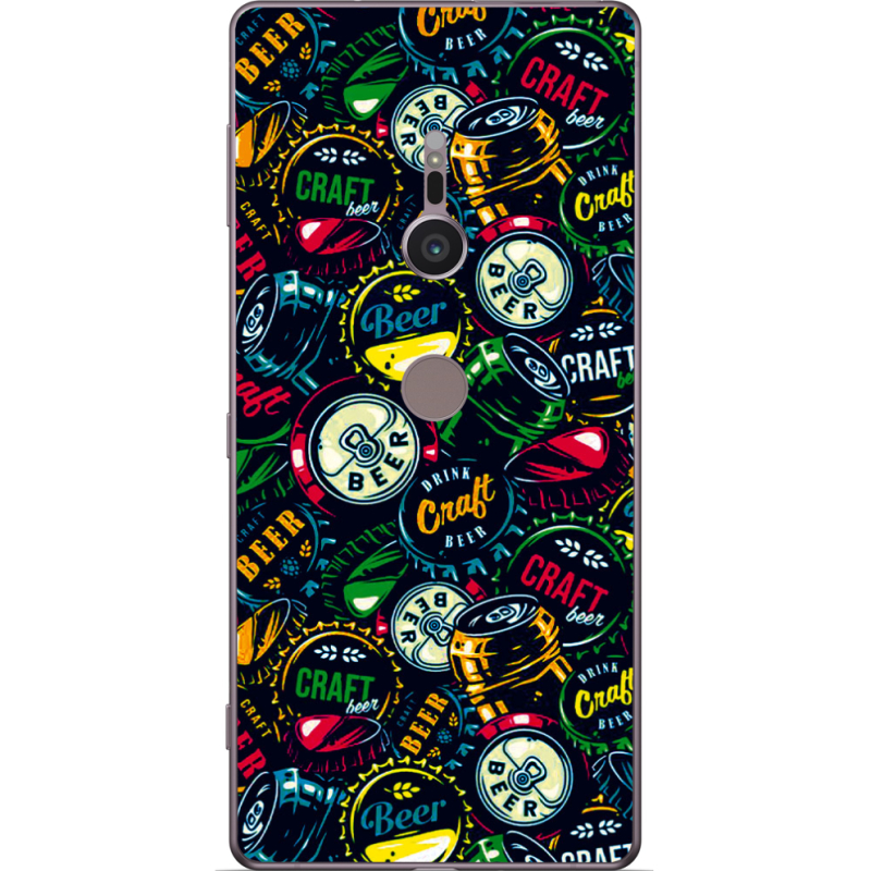 Чехол Uprint Sony Xperia XZ2 H8266 Bottle Caps
