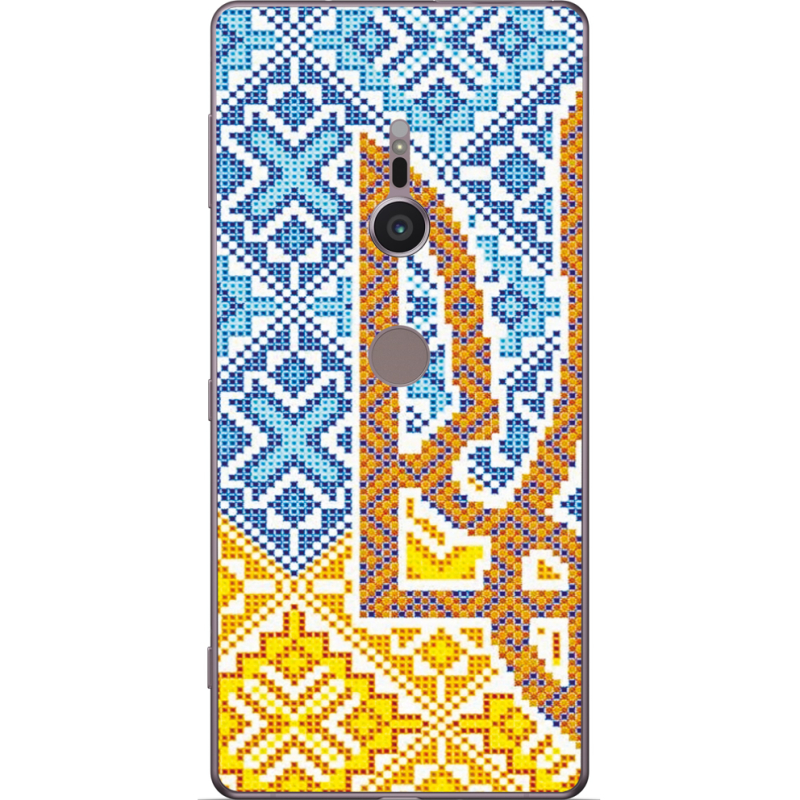 Чехол Uprint Sony Xperia XZ2 H8266 Тризуб Вишивка