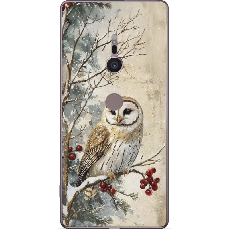 Чехол Uprint Sony Xperia XZ2 H8266 Christmas Owl