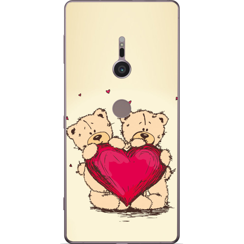 Чехол Uprint Sony Xperia XZ2 H8266 Teddy Bear Love