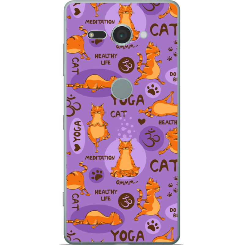 Чехол Uprint Sony Xperia XZ2 Compact H8324 Yoga Cat