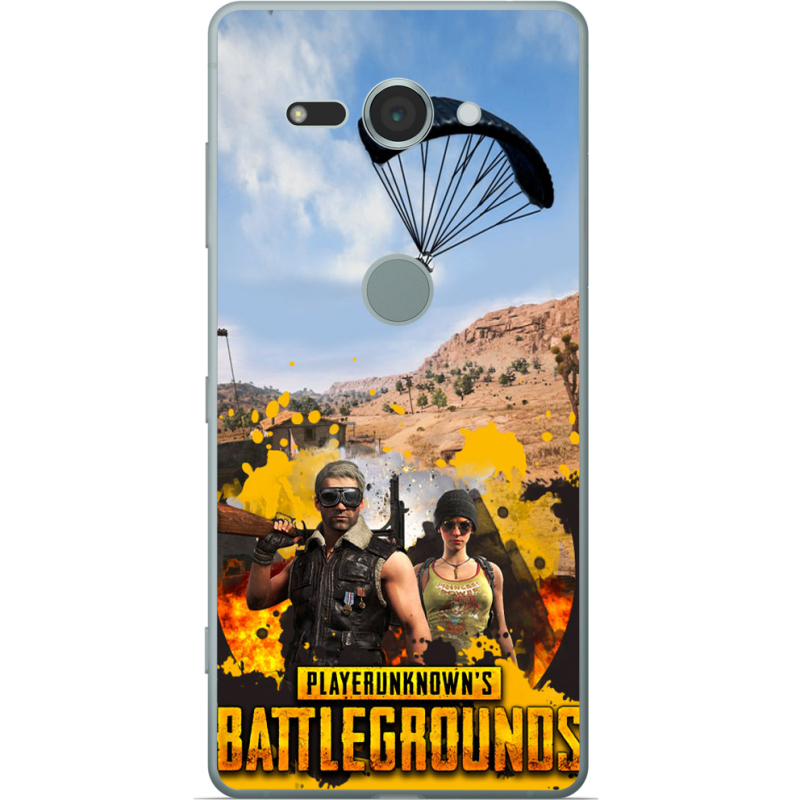 Чехол Uprint Sony Xperia XZ2 Compact H8324 Pubg parachute