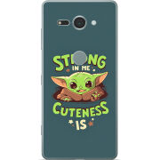 Чехол Uprint Sony Xperia XZ2 Compact H8324 Strong in me Cuteness is