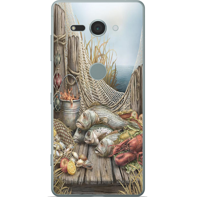 Чехол Uprint Sony Xperia XZ2 Compact H8324 Удачная рыбалка