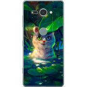 Чехол Uprint Sony Xperia XZ2 Compact H8324 White Tiger Cub